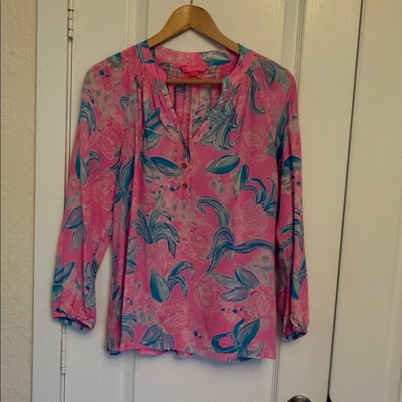 Lilly Pulitzer Women's Elsa Silk Top - Picture 3 of 10